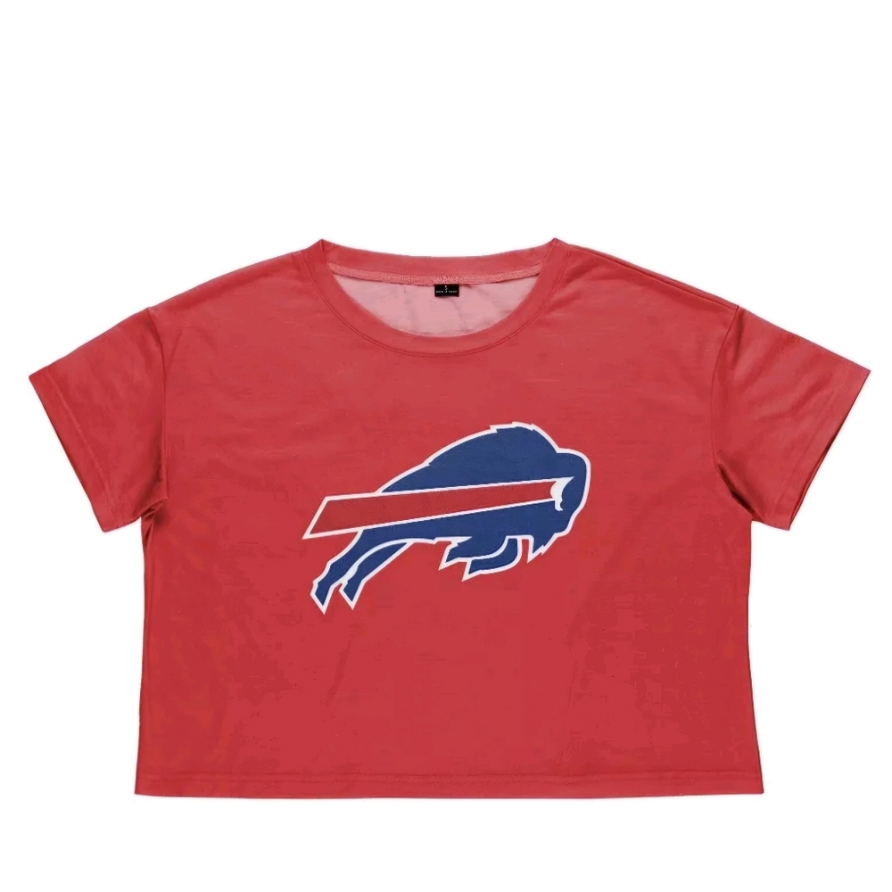 Buffalo Bills NFL FOCO Women's Highlights Crop Top - Size L